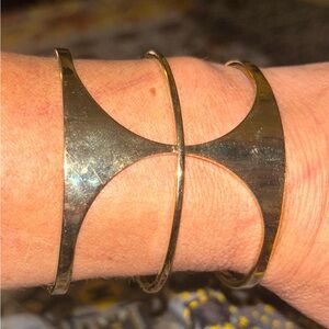 Vince Camuto gold toned cuff bracelet